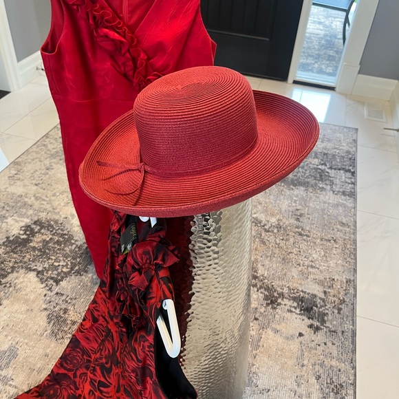 SAN DIEGOHAT CO muted red Kentucky Derby hat 🎩 hat only - Picture 13 of 13